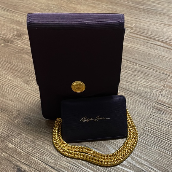 Ralph Lauren Handbags - Host Pick 5/3!!!!🎊🎉 Vintage Ralph Lauren Signature Label Shoulder Bag